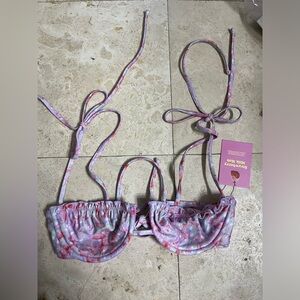 Strawberry milk mob bikini top